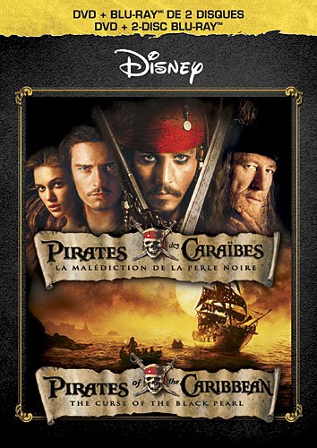 Pirates des Caraïbes : La Malédiction de perle noire - Blu-Ray/DVD (Used)
