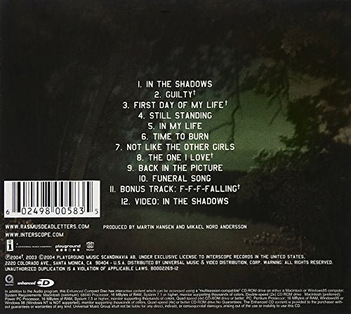 The Rasmus / Dead Letters - CD