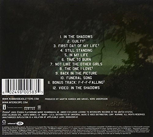 The Rasmus / Dead Letters - CD