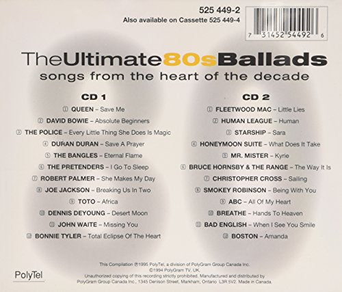 Various / The Ultimate 80s Ballads - CD (Used)