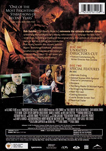 Halloween: Special Edition Unrated Director's Cut (2007) - DVD (Used)