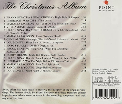 Frank Sinatra & Bing Crosby, Mahailia Jackson, Liberace, Gene Autry..