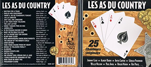 LES AS DU COUNTRY - 25 CHANTEURS ORIGINAUX (DGM)