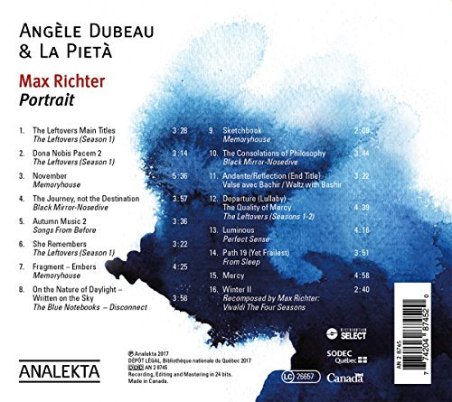 Angèle Dubeau & La Pietà / Max Richter Portrait - CD (Used)