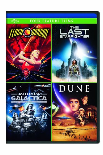 Flash Gordon / The Last Starfighter / Battlestar Galactica / Dune Four Feature Films - DVD (Used)