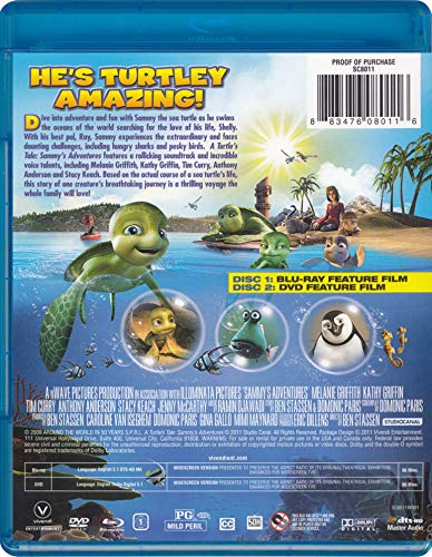 A Turtle's Tale: Sammy's Adventure - Blu-Ray/DVD
