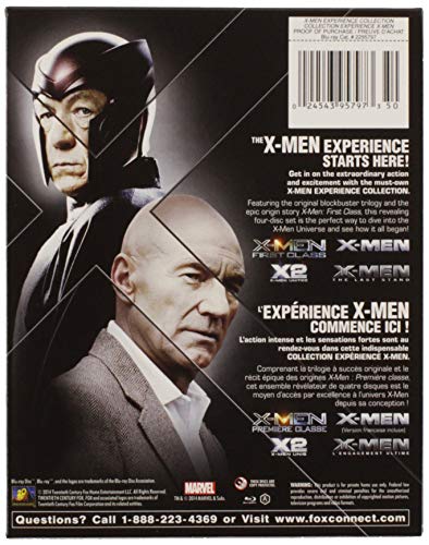 X-Men Experience Collection X-Men: First Class / X-Men / X2: X-Men United / X-Men: The Last Stand - Blu-ray (Used)