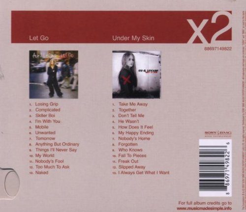 Avril Lavigne / Let Go + Under My Skin - 2CD