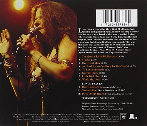 Janis Joplin / I Got Dem Ol' Kozmic Blues Again Mam A! - CD