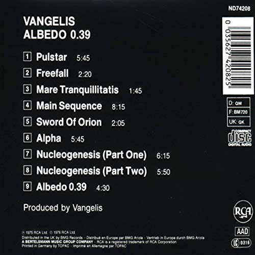 Vangelis / Albedo 0.39 - CD (Occasion)
