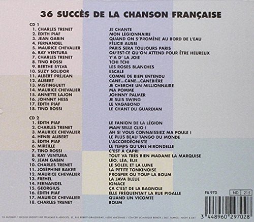 36 Succès de la chanson Française