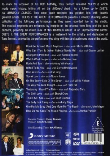 Tony Bennett Duets II: The Great Performances DVD
