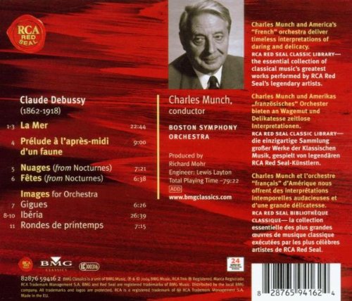 Charles Munch / Debussy: La Mer - CD