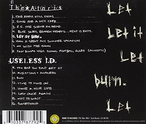 Ataris & Useless Id / Let It Burn - CD (used)