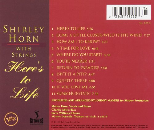 SHIRLEY HORN - HERES TO LIFE