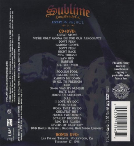 3 Ring Circus Live At The Palace (CD+2DVD)