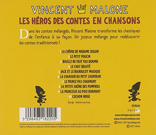 Vincent Malone / Heros Des Contes en Chansons - CD