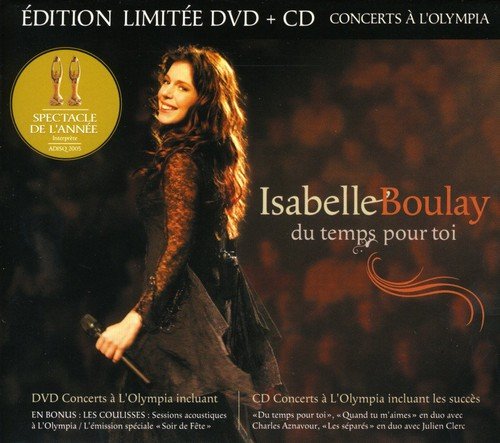 Isabelle Boulay / Du Temps Pour Toi: Live a l'Olympia de Paris - CD/DVD (Used)