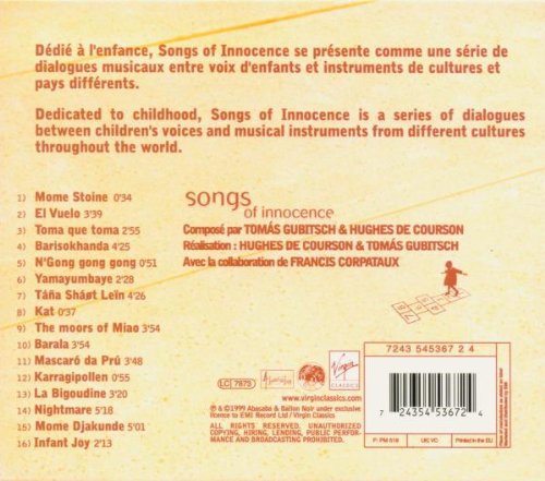 Tomás Gubitsch & Hughes De Courson / Songs Of Innocence - CD (Used)