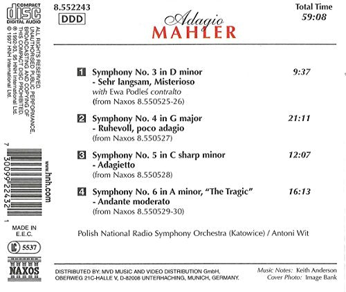 Mahler / Adagio - CD (used)