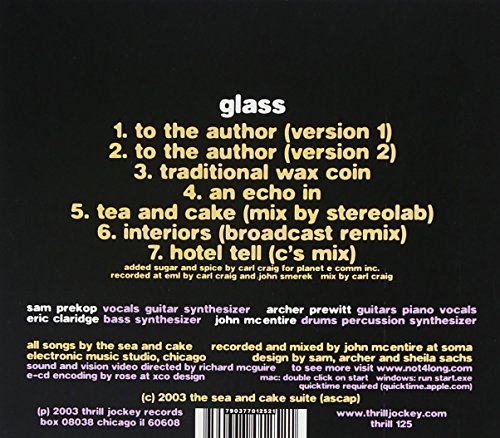 The Sea And Cake / Glass - CD