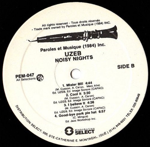 Noisy Nights - 1988 - (Canada) - Vinyl Records - LP