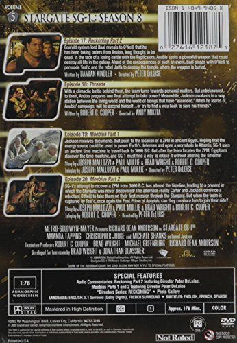 STARGATE SG-1 VOLUME 5 SAISON 8