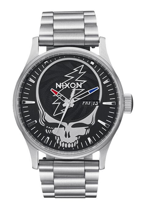 Nixon 'Grateful Dead Sentry SS' Watch - Black / Silver