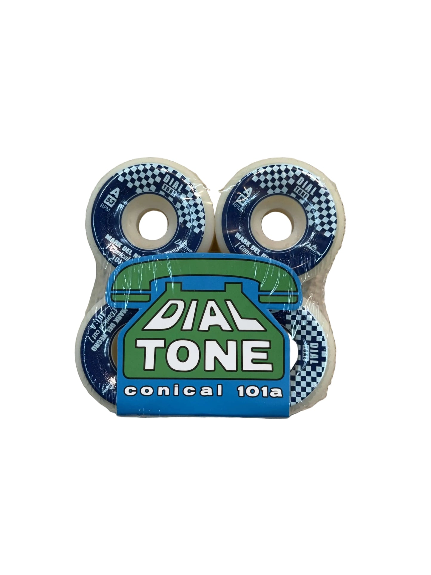 Dial Tone x Mark Del Negro 'Capitol' 101A Conical Wheels 53MM - Blue