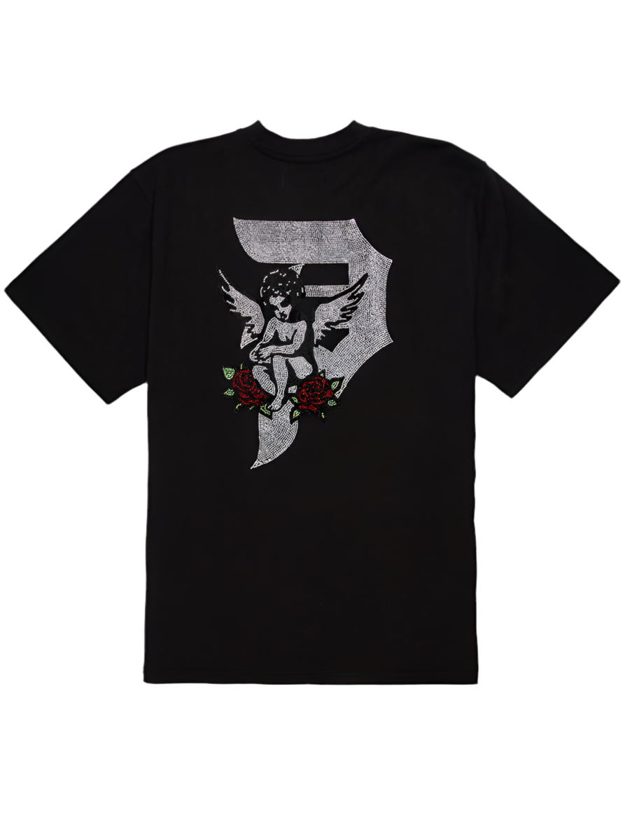 Primitive 'Reflect Rhinestone' HW Tee - Black