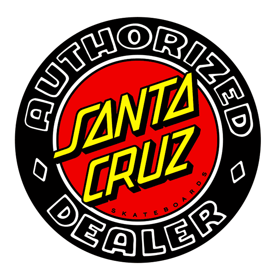 Santa Cruz 'Dot Authorized Dealer' Sticker - Red