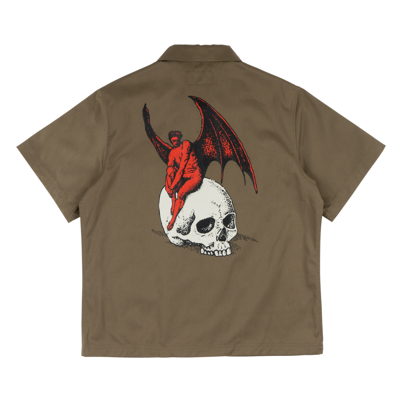 Welcome 'Nephilim Zip Twill' Work Shirt - Stone