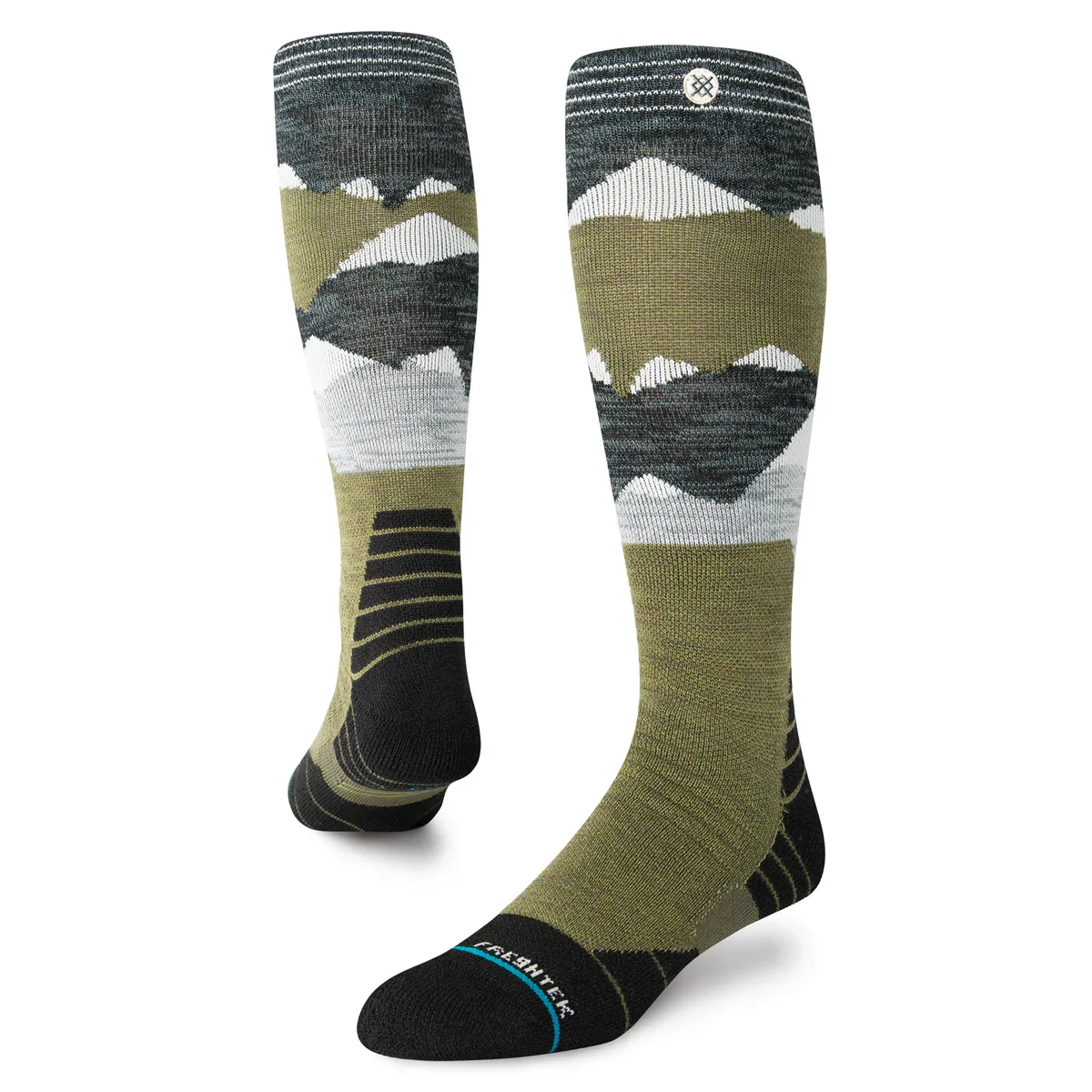 Stance 'Lonely Peaks' Snow Socks - Teal