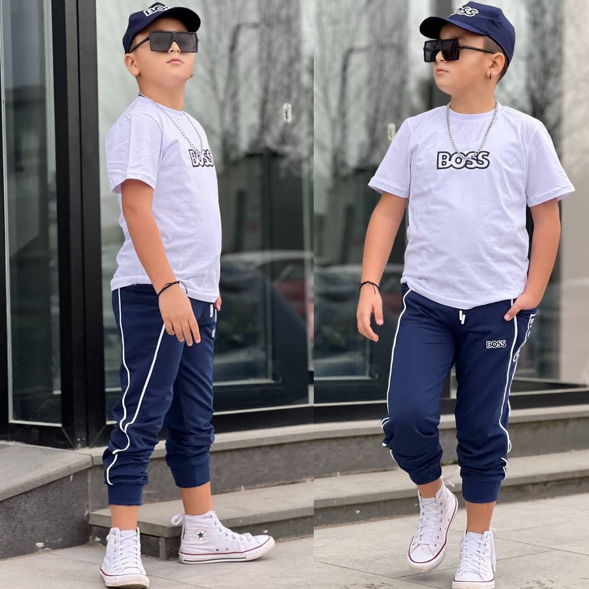 Young Boss Boys Set & Hat