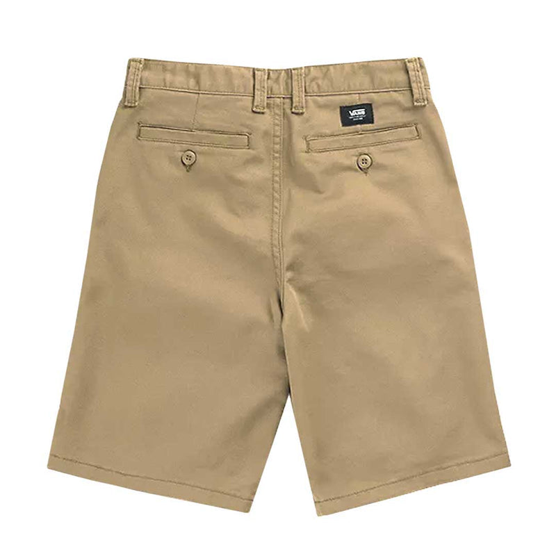 Vans 'Authentic' Chino Shorts - Beige (KIDS)