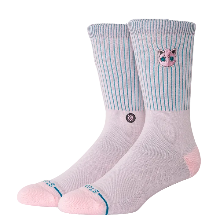 Stance x Pokémon 'Jigglypuff' Crew Socks - Pink