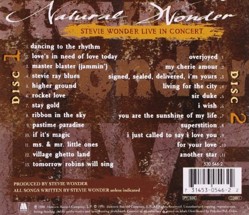Stevie Wonder / Natural Wonder - CD (Used)