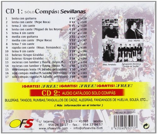 SOLO COMPAS Sevillanas, AUDIO CATALOGO COMPAS