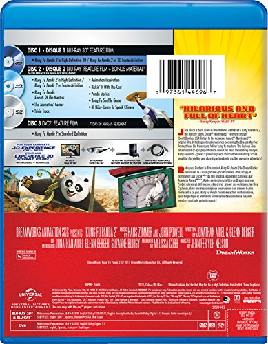 Kung Fu Panda 2 - 3D Blu-Ray/Blu-Ray/DVD (Used)