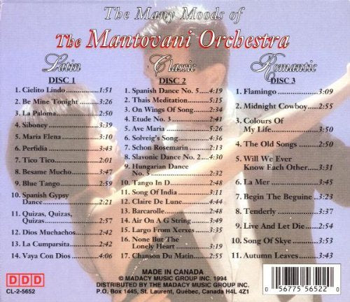 Many Moods of the Mantovani Orchestra