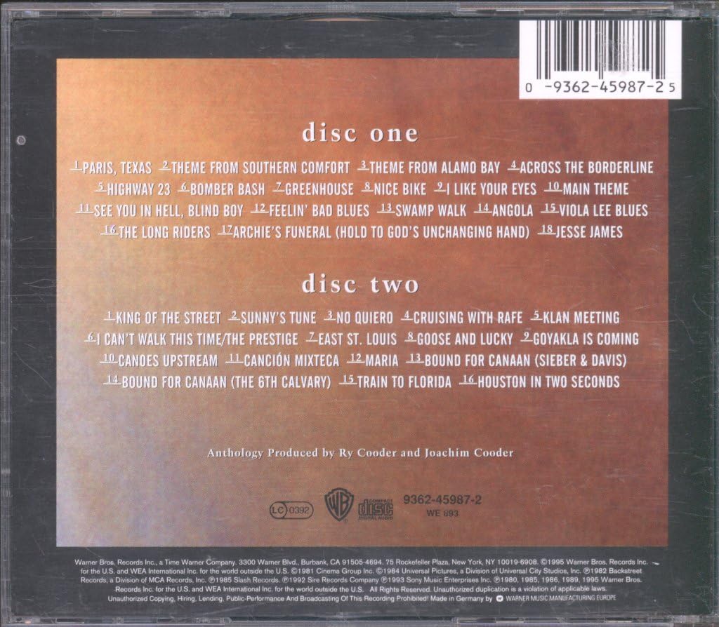 Ry Cooder / Music By Ry Cooder - CD (Used)