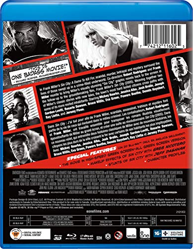 Sin City: A Dame to Kill For - Blu-Ray + 3D