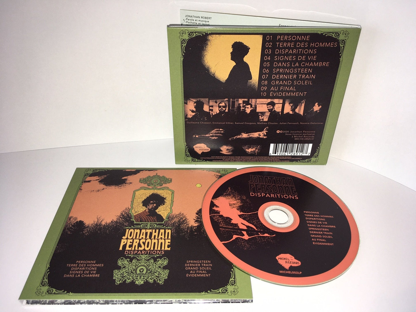 Jonathan Personne / Disparitions - CD