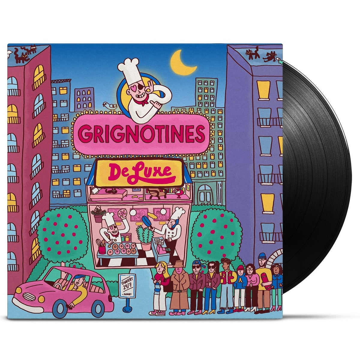 FouKi / Grignotines de Luxe - LP BLACK