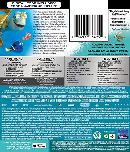 Finding Nemo - 4K/Blu-Ray
