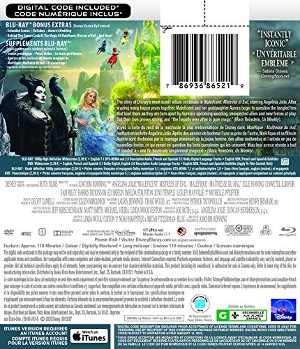 Maleficent: Mistress of Evil - Blu-Ray/DVD (Used)