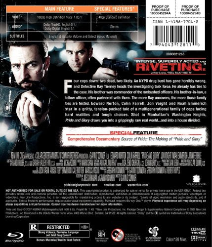NEW Farrell/norton/voight/ehle - Pride & Glory (Blu-ray)