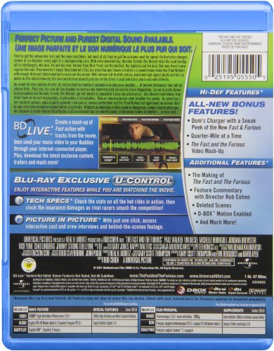 The Fast and the Furious - Blu-Ray (Used)