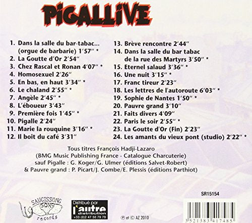 Pigaille / Pigallive: Pigalle En Concert - CD