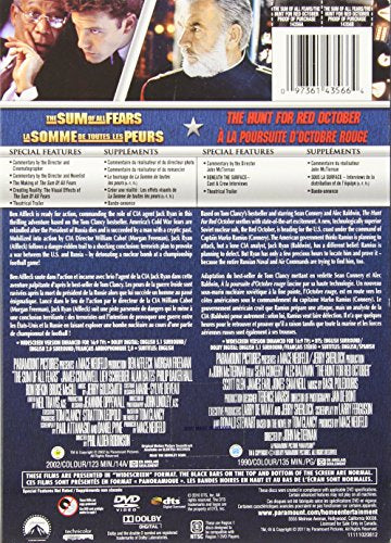 The Hunt for Red October / Sum of All Fears (Double Feature/Programme Double) (Bilingual)